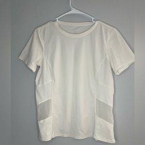 Lululemon Tee Shirt Top with Mesh siding